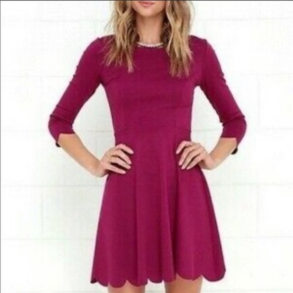 NEW Lulus Cumulonimbus Clouds Skater Dress Small - Picture 2 of 7